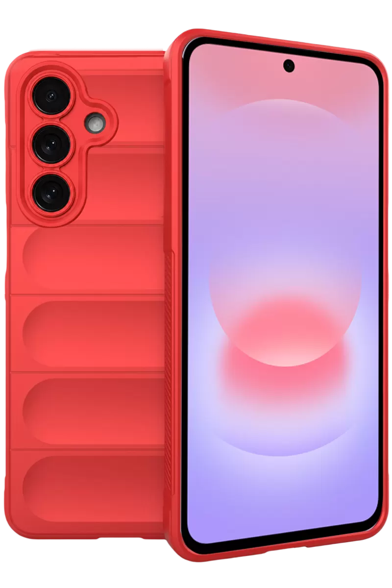 Samsung Galaxy A57 5G Uyumlu Optimum Silikon - Kırmızı
