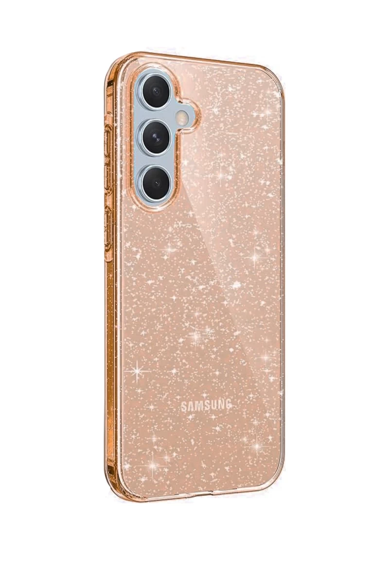 Samsung Galaxy A25 5G Uyumlu Kılıf Glow Kapak - Turuncu