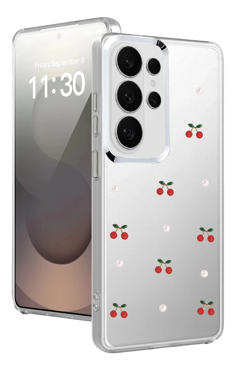 Samsung Galaxy S26 Ultra Uyumlu Fiyonk Desenli Kapak - Desen 9
