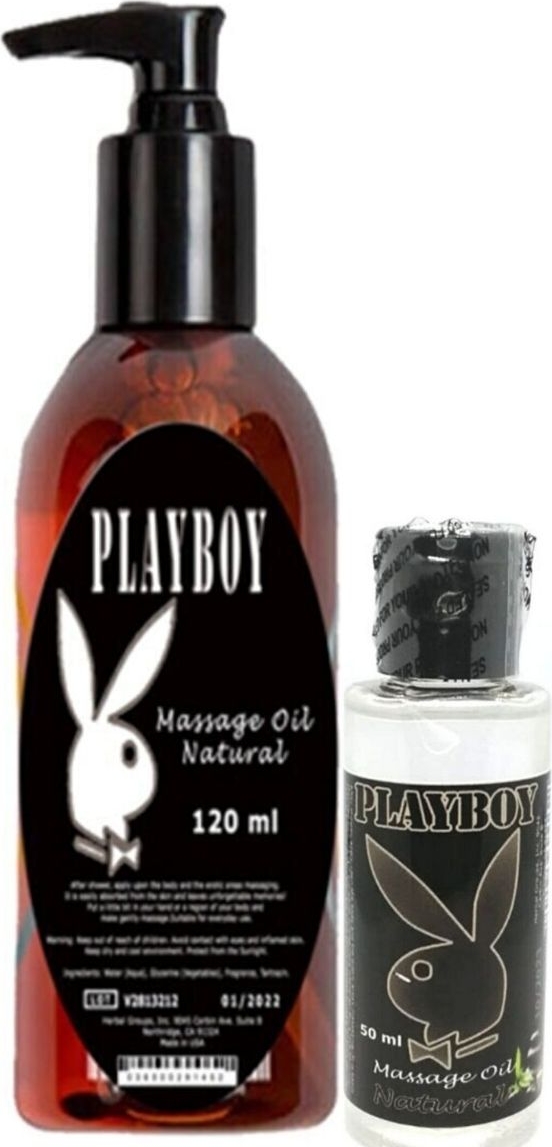 Playboy Aromaterapi Natural Massage Oil 120 ml + Natural Aromalı Massage Vücut Masaj Yağı 50 ml