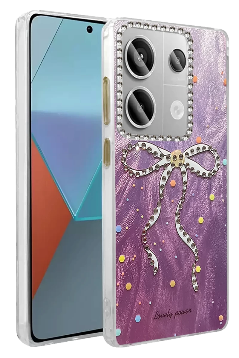 Xiaomi Redmi Note 13 Pro 4G Uyumlu Kılıf Blade Aynalı Desenli Kapak - Desen 1