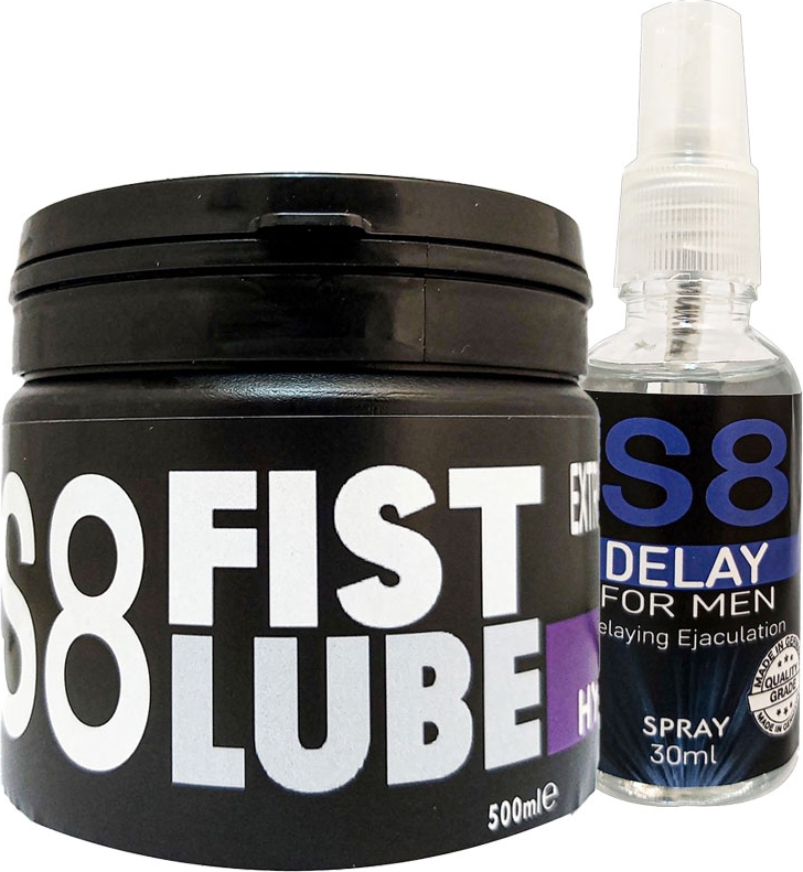 Stimul8 500ML Büyük Boy Fist Lubelubrikantkrem + Stimul8 30 ml Deııay Sprey