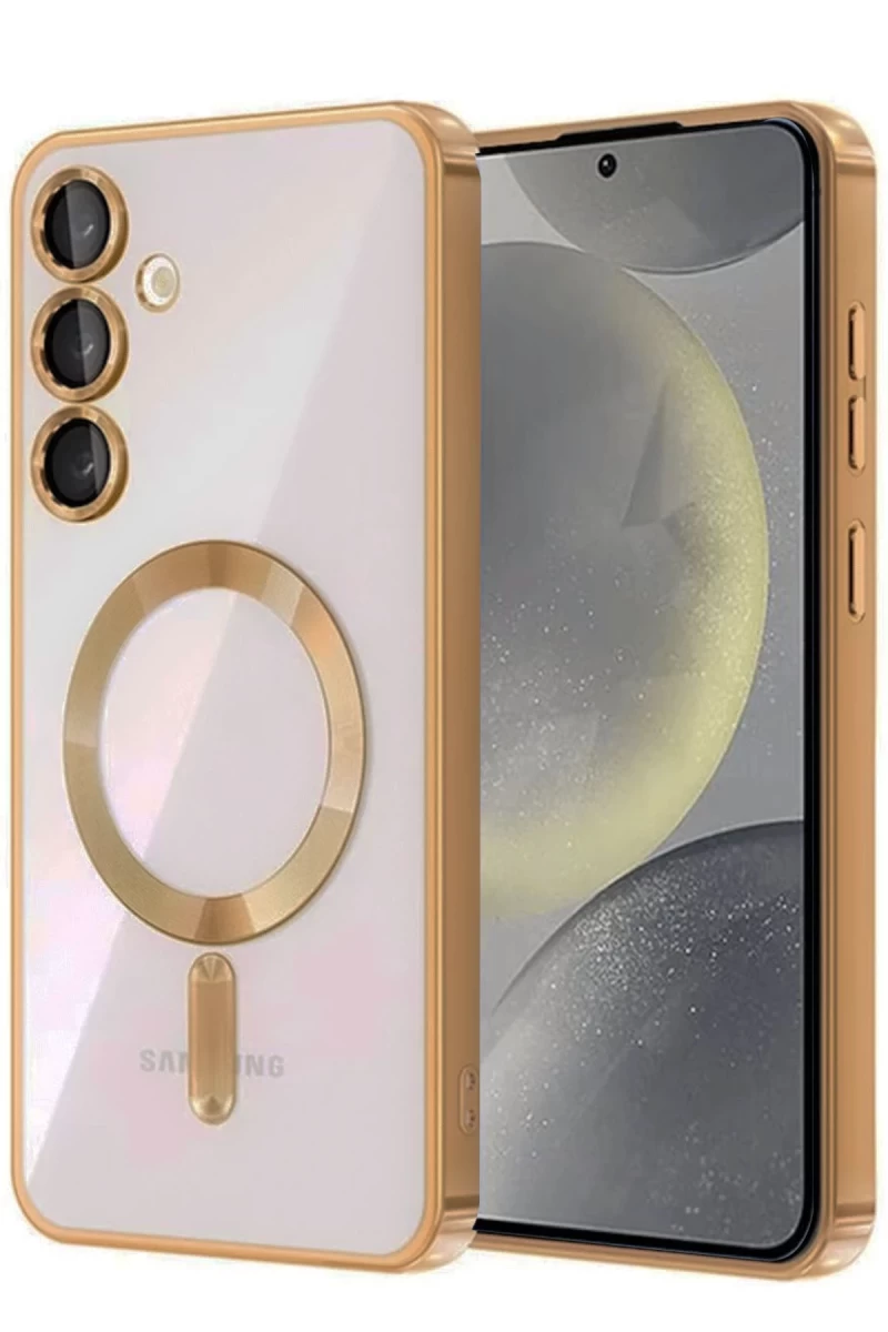 Samsung Galaxy A56 Uyumlu Kross Magneticsafe Kapak - Çöl Titanyum