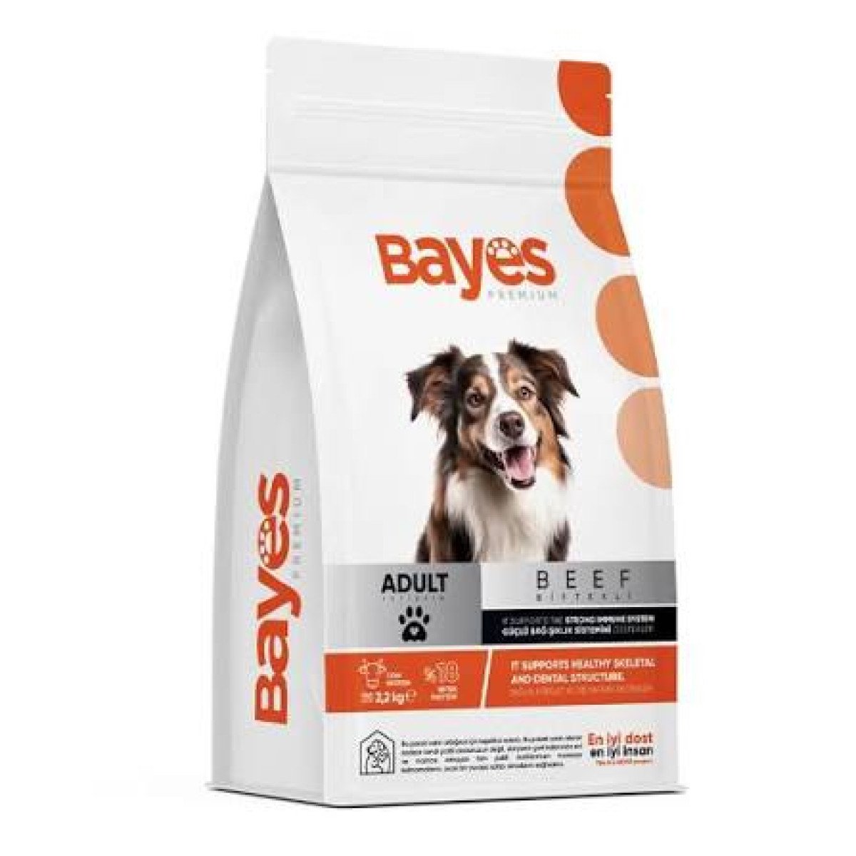 BAYES KÖPEK MAMASI ETLİ 2200 KĞ