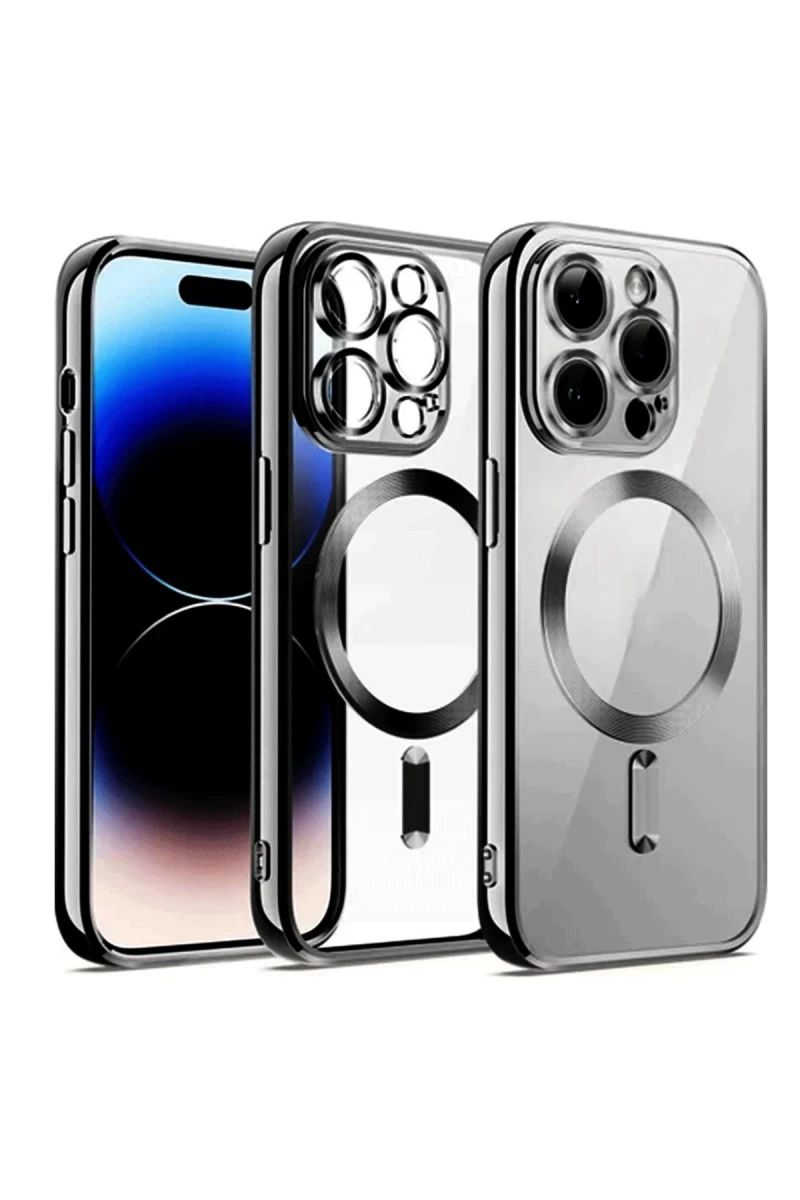 Apple iPhone 12 Pro Uyumlu Kılıf Kross Magneticsafe Kapak - Gümüş