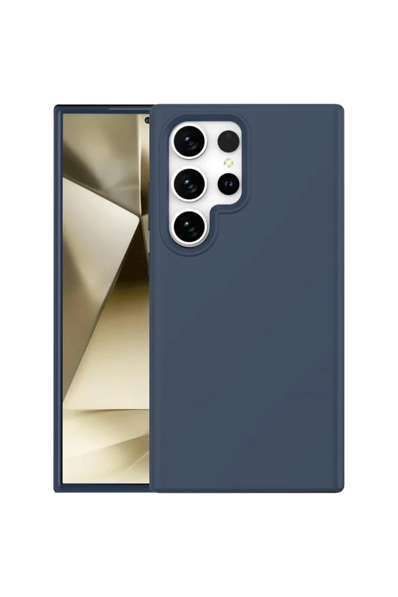 Samsung Galaxy S24 Ultra Uyumlu Kılıf First Silikon - Lacivert