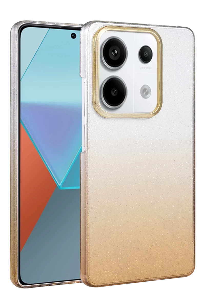 Xiaomi Redmi Note 13 Pro 4G Uyumlu Glossy Kapak - Çöl Titanyum