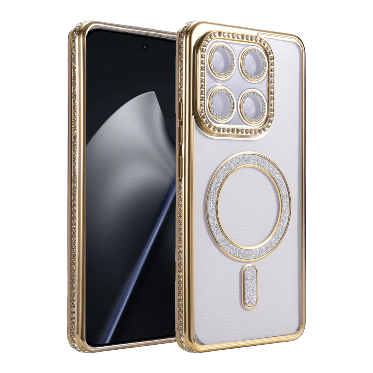 Xiaomi Mi 17T Joke Simli Magneticsafe Kılıf - Gold