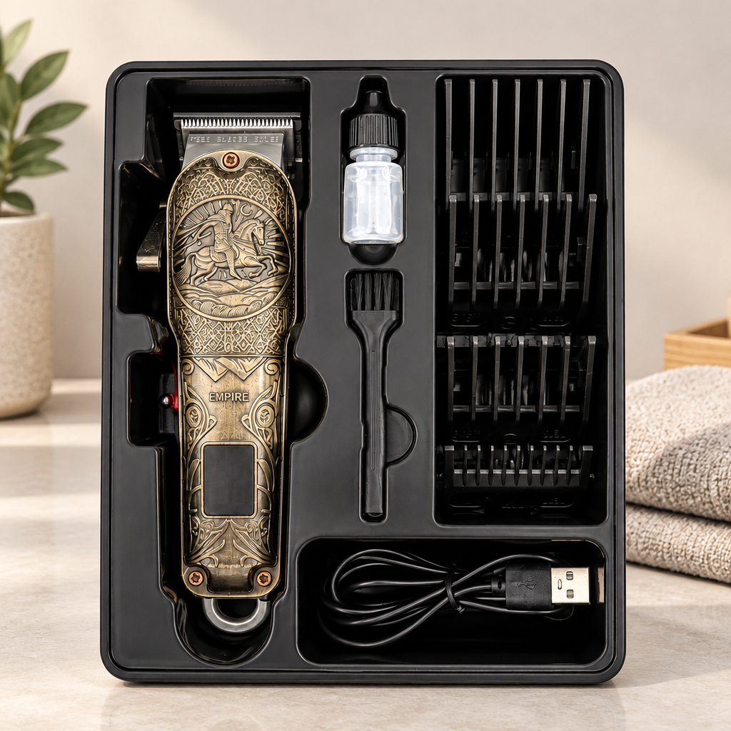 Şarjlı Saç Sakal Traş Makinesi MR-7800 (USB Type-C, LED, 3-7-9-12mm)