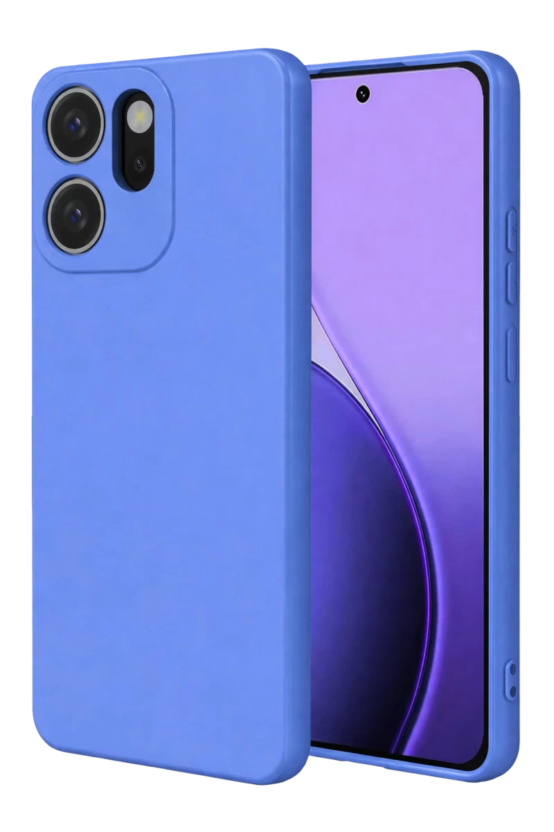 Oppo Reno 14F Uyumlu First Silikon - Mavi