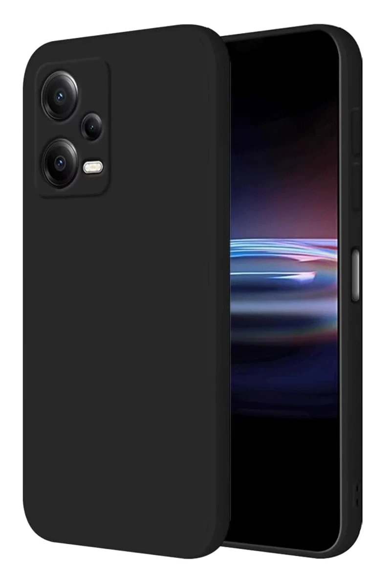 Xiaomi Poco X5 5G Uyumlu Kılıf First Silikon - Siyah