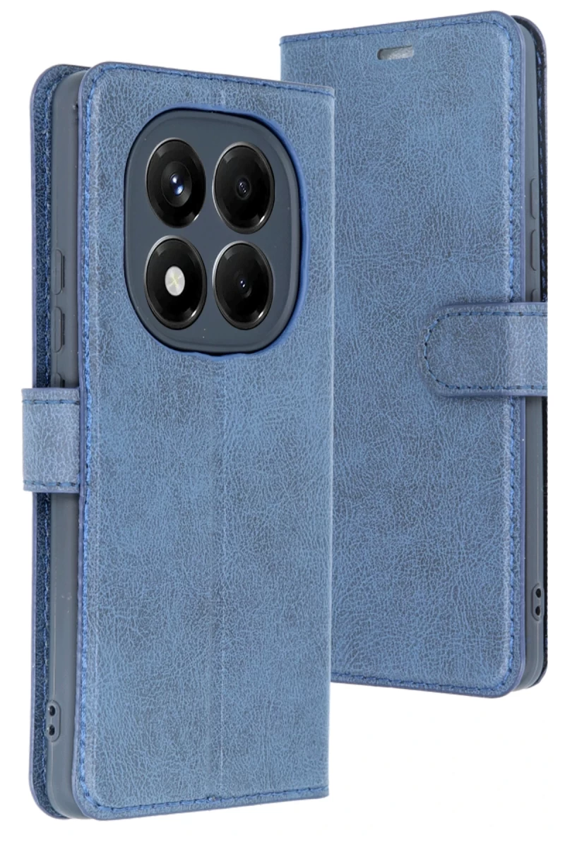 Xiaomi Redmi Note 14 4G Uyumlu Kılıf Trend S Plus Kapaklı Kılıf - Lacivert
