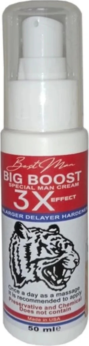 Süper Best Man Bigboost Erkeklere Özel Krem 3 x Effect