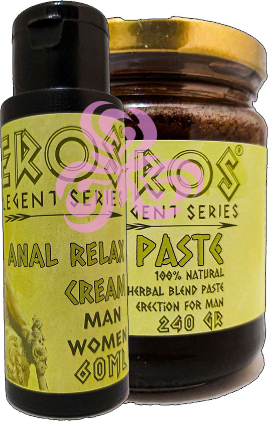Eros Legent Analrelax Cream Kolay Gevşeklik Kremi 60 ml + Erkeklere Sertbakım 240 gr