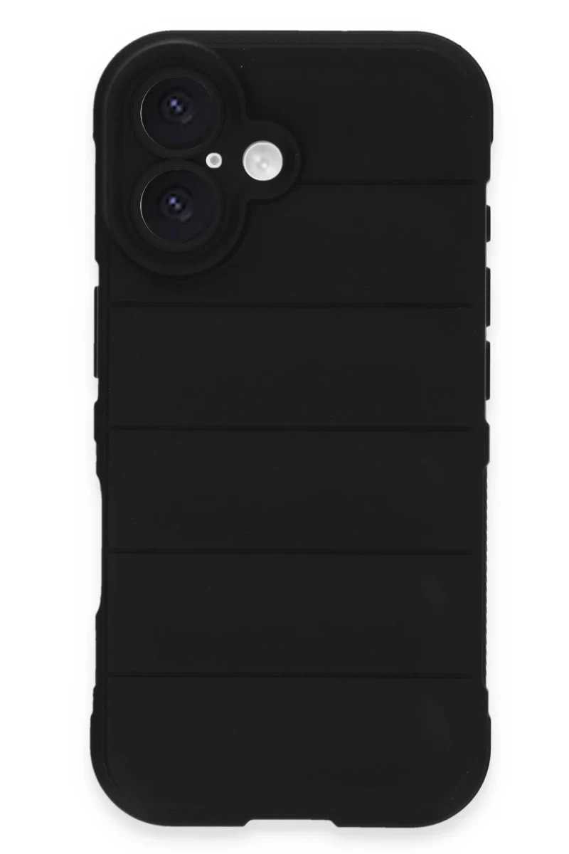 Apple iPhone 16 Uyumlu Kılıf Optimum Silikon - Siyah