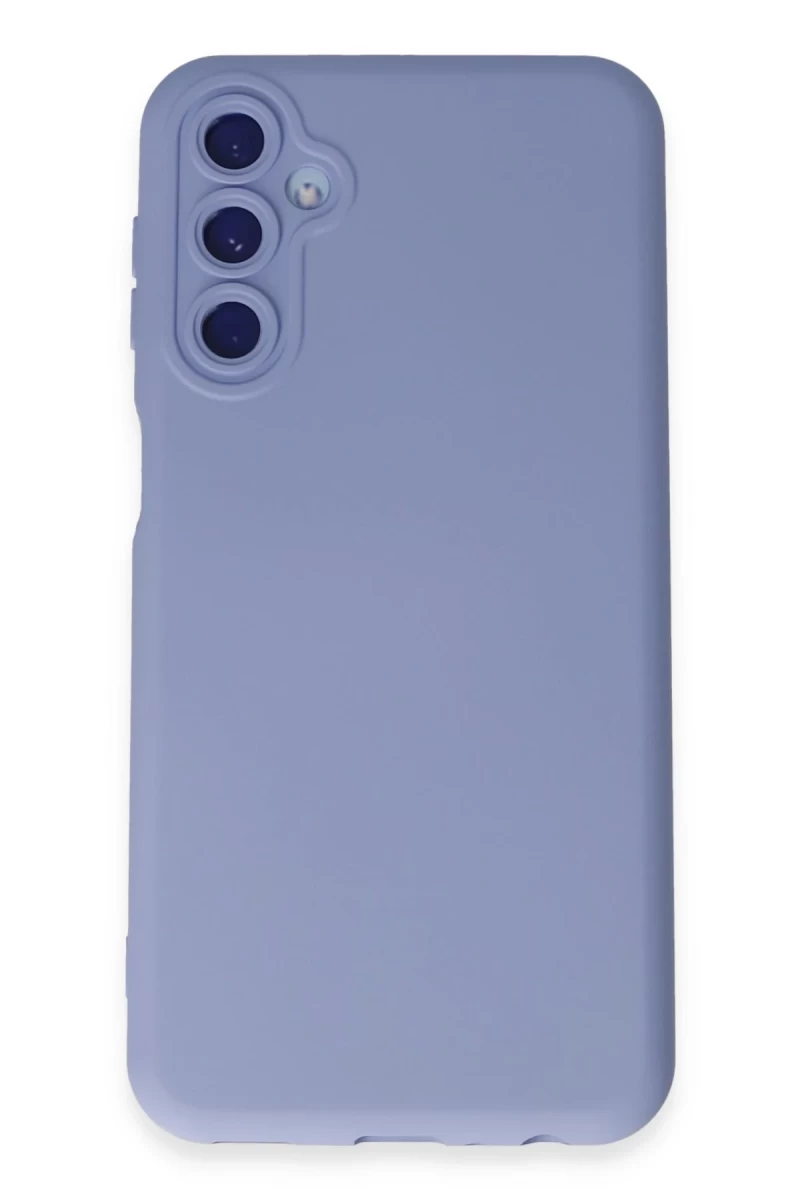 Samsung Galaxy M34 5G Uyumlu Kılıf Nano içi Kadife Silikon - Lila