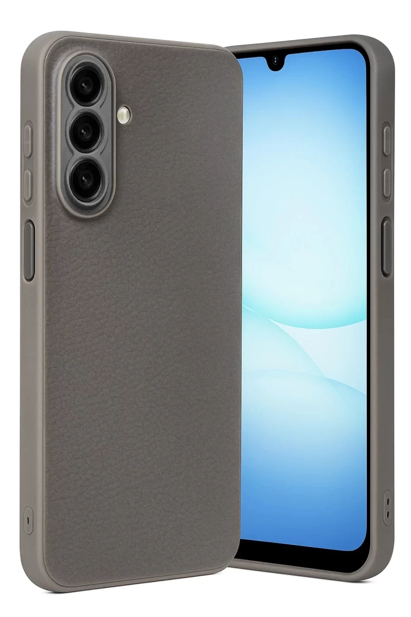 Samsung Galaxy A57 5G Uyumlu Thermax Silikon Kılıf - Gri