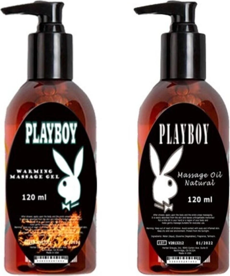 Playboy Massage Oil Warming And Natural 120 Ml Isıtıcılı Ve Kokusuz Vücut Masaj Yağı