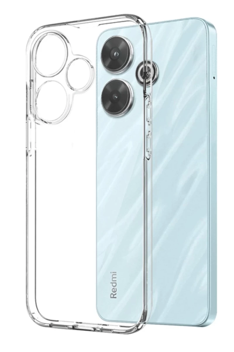 Xiaomi Redmi 13 4G Uyumlu Kılıf Lüx Şeffaf Silikon