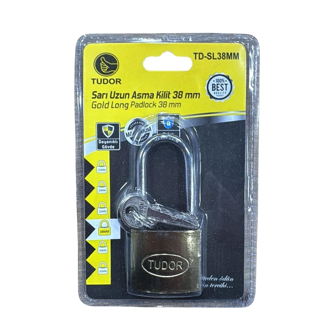 Blisterli Uzun Sarı 38 mm Kilit