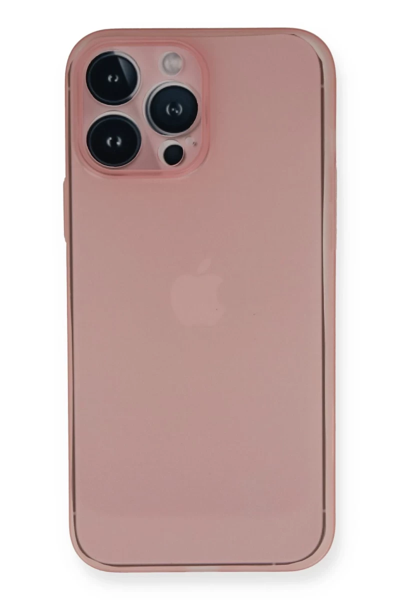 Apple iPhone 14 Pro Uyumlu Kılıf PP Ultra İnce Kapak - Pembe