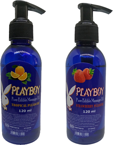 Playboy Portakal ve Çilek Aromalı Masaj Yağı
