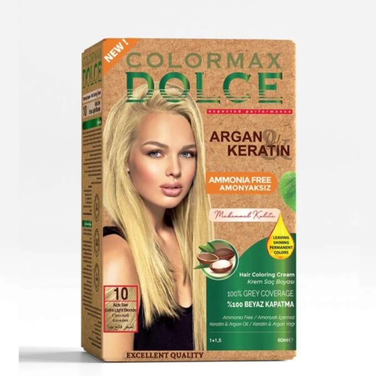 Dolce Amonyaksız, Doğal Set Boya - 10 Açık Sarı