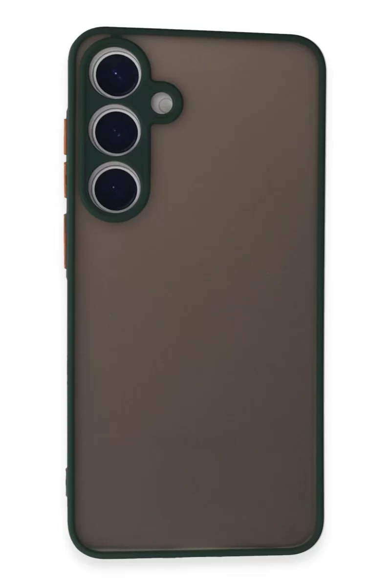 Samsung Galaxy S24 Uyumlu Kılıf Montreal Silikon Kapak - Yeşil