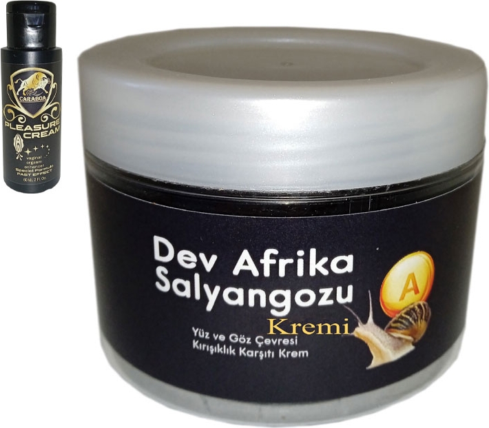 Giant Yàşlanma Karşıtı Salyangozkremi 100ML Dev Afrikasalyangozu + Caraboa Orgazmkrem 60 ml
