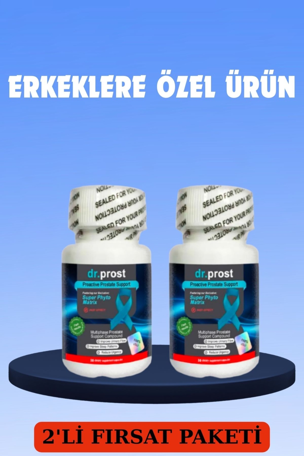 Dr. Prost Erkeklere Özel Destekleyici 30 Caps x 2 Adet