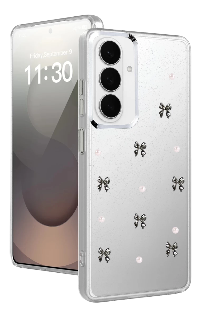 Samsung Galaxy S26 Plus Uyumlu Fiyonk Desenli Kapak - Desen 8