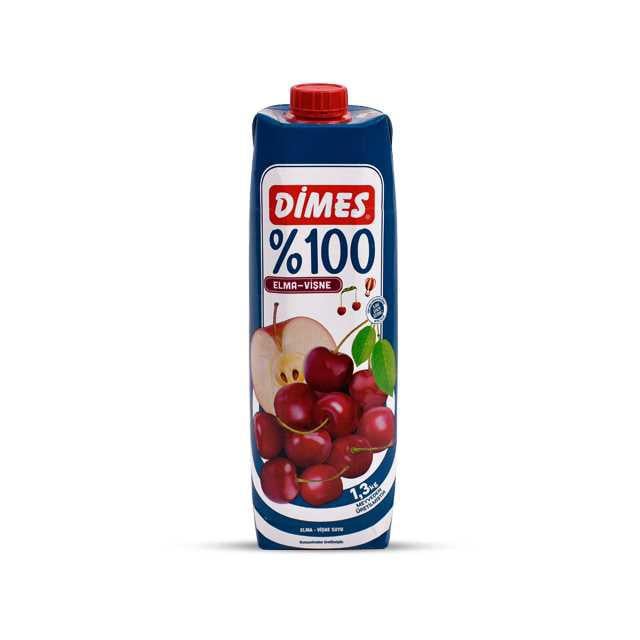 %100 Elma-Vişne 1000ml 1 Adet