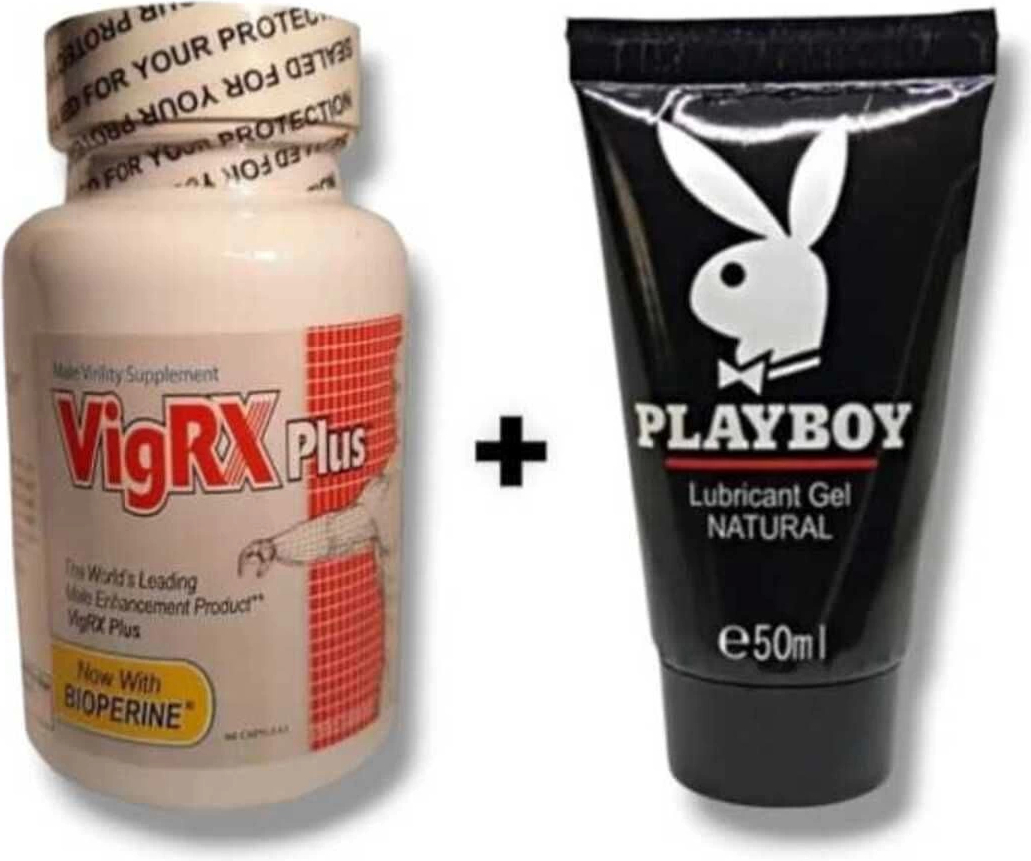 Vigrx Plus 60lı Takviye - Playboy Lubricant Jel 50 ml