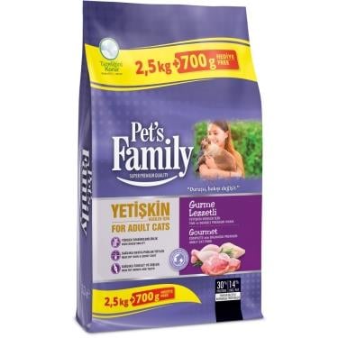 Yetişkin Kedi Maması Gurme 2500+700g 1 Adet