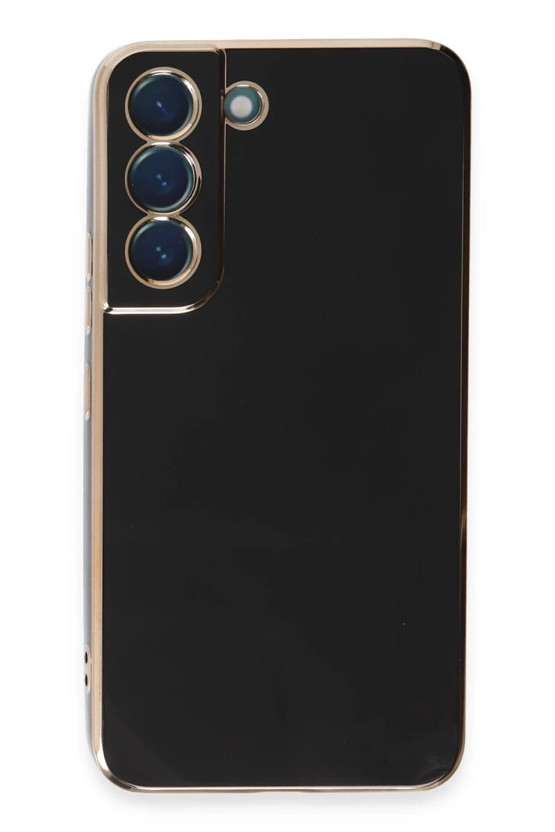 Samsung Galaxy S21 Uyumlu Kılıf Volet Silikon - Siyah