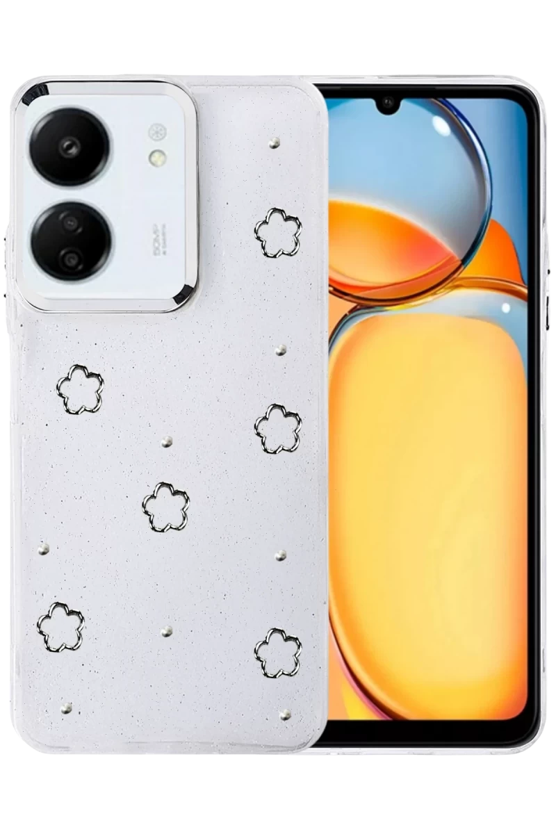 Xiaomi Redmi 13C Uyumlu Fiyonk Desenli Kapak - Desen 2