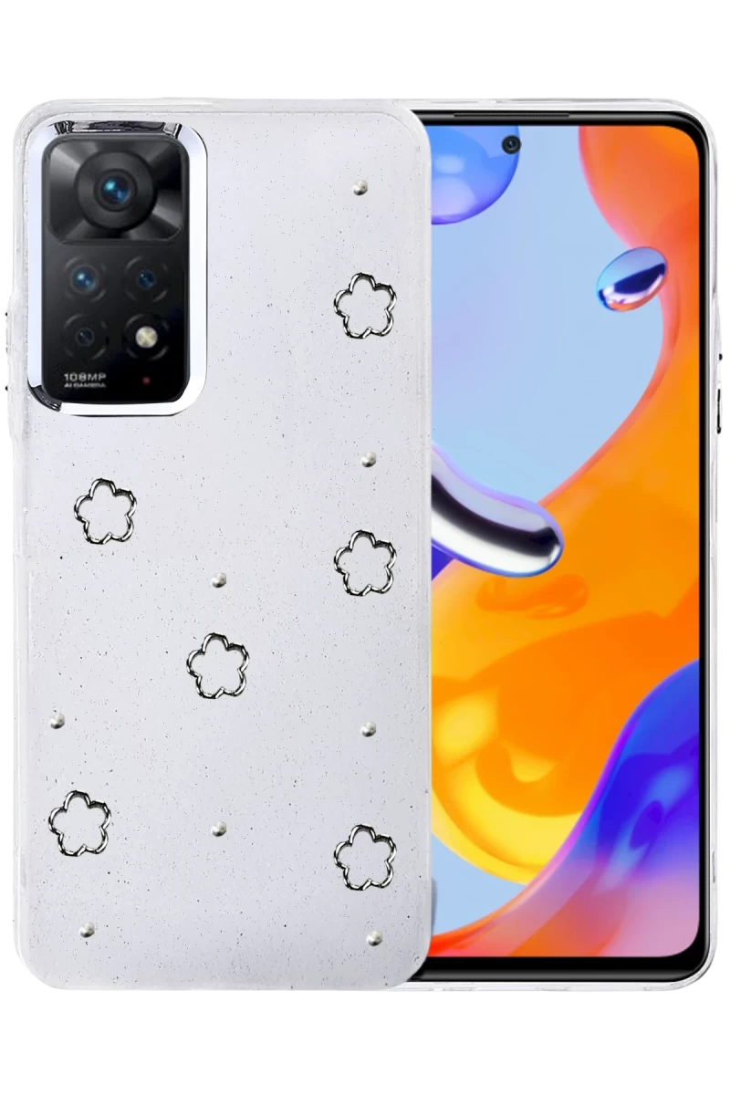 Xiaomi Redmi Note 11 Pro Uyumlu Fiyonk Desenli Kapak - Desen 2