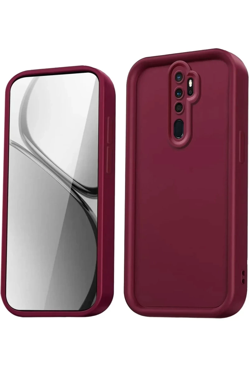 Xiaomi Redmi Note 8 Pro Uyumlu Kılıf Viera Silikon - Bordo