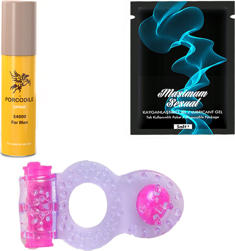 Porcodile For Men Sprey Ring Maximum Sexual jel