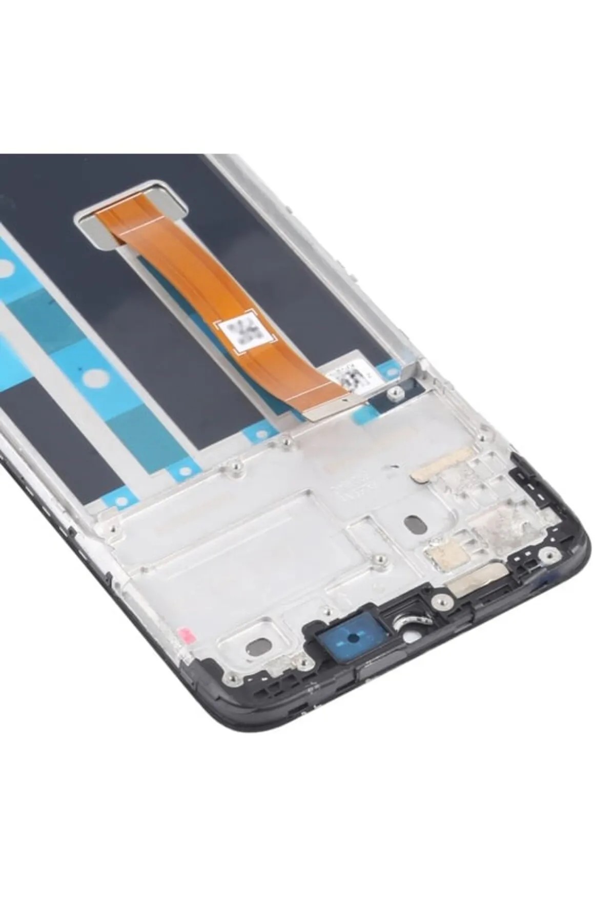 Oppo A15 Uyumlu Ekran Dokunmatik Çıtalı (Siyah)