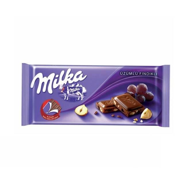Tablet Üzümlü Fındıklı 80gr 1 Adet