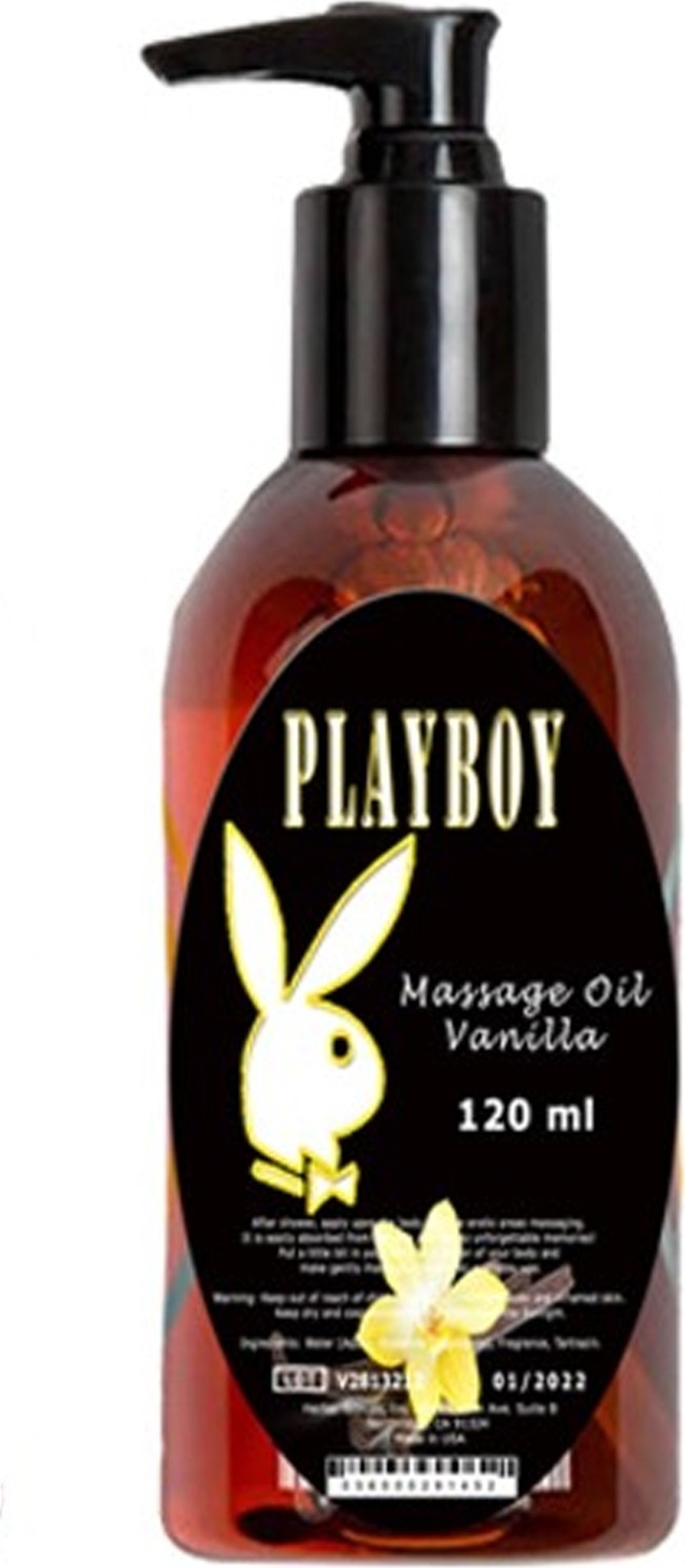 Endoles Playboy Vanilla Massage Oil Vanilya Aromalı Rahatıcı Ücut Masaj Yağı 120 ml