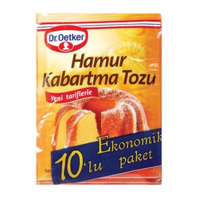 Hamur Kabartma Tozu 10`lu 1 Adet