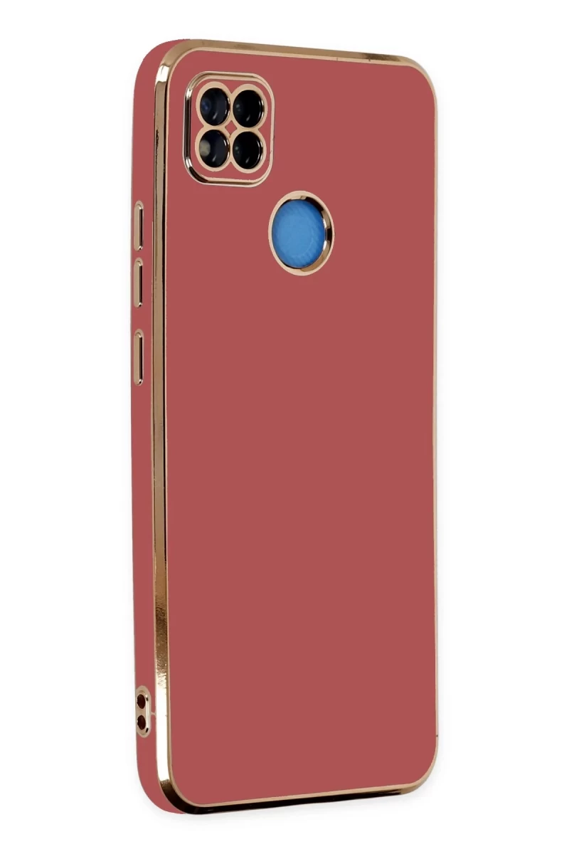 Xiaomi Redmi 9C Uyumlu Kılıf Volet Silikon - Kırmızı