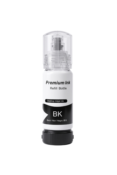 T103BK  **Kutusuz**  Siyah Şişeli Mürekkep (70 ml )