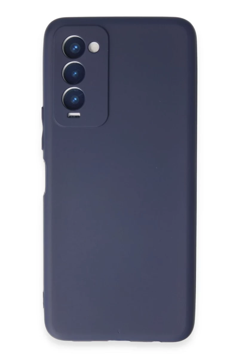 Tecno Camon 18 Uyumlu Kılıf First Silikon - Lacivert