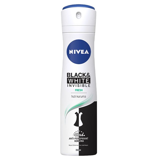 Deo Bayan Black&White Fresh150Ml 1 Adet