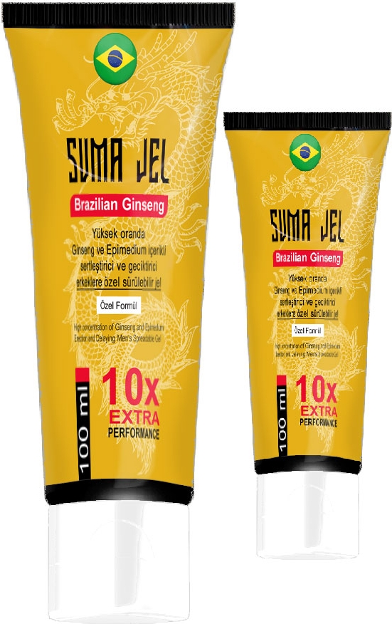Suma Jel 2 Adet Brezilya Ginsengli & Epimediyumlu Yüksek Extratlı Pe.nisinizin Günlük Masaj Kremi 100 ml