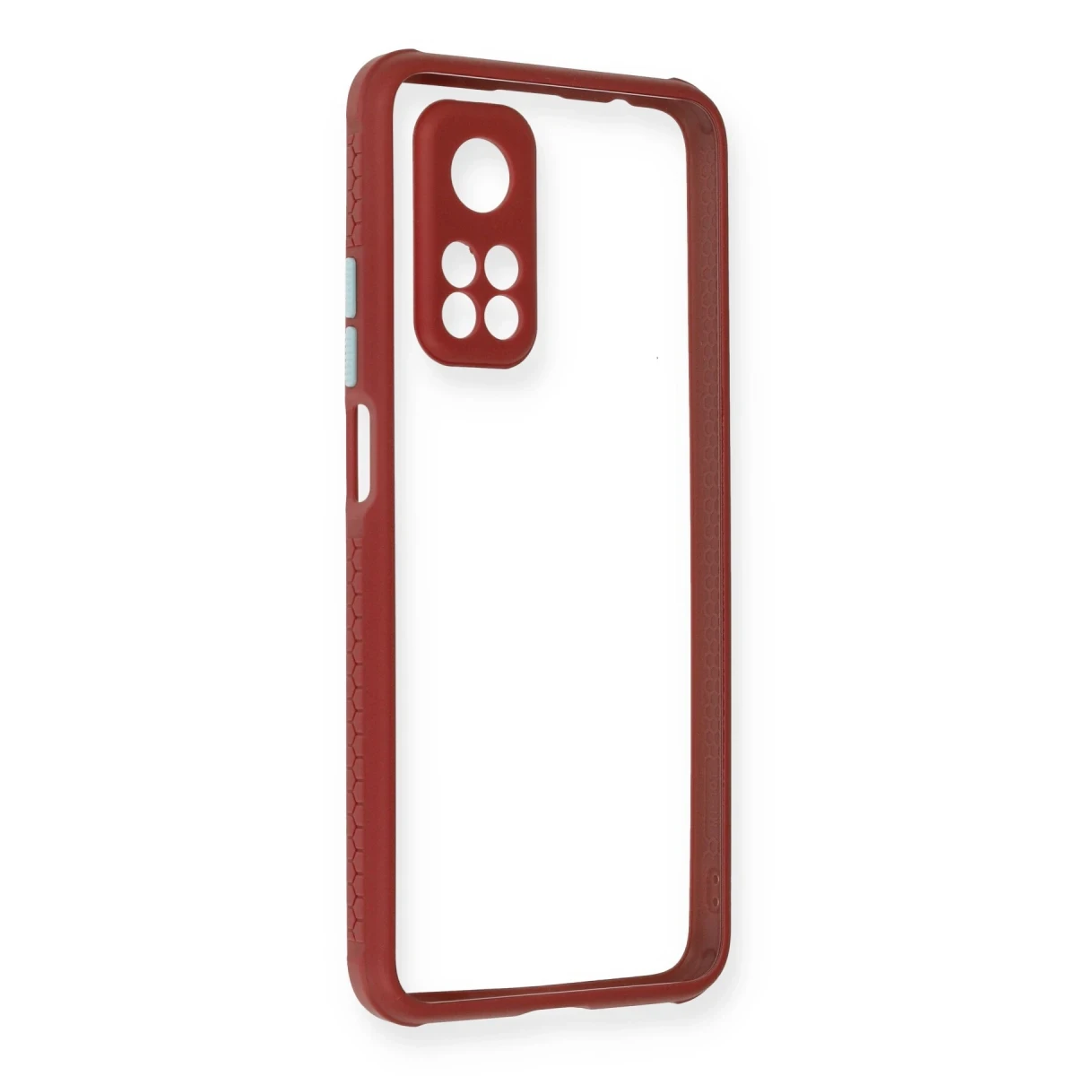 Xiaomi Mi 10T Pro Kılıf Miami Şeffaf Silikon - Fuşya