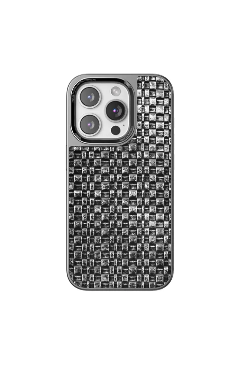 Venco Apple iPhone 15 Pro Uyumlu Brand Kapak - Gümüş